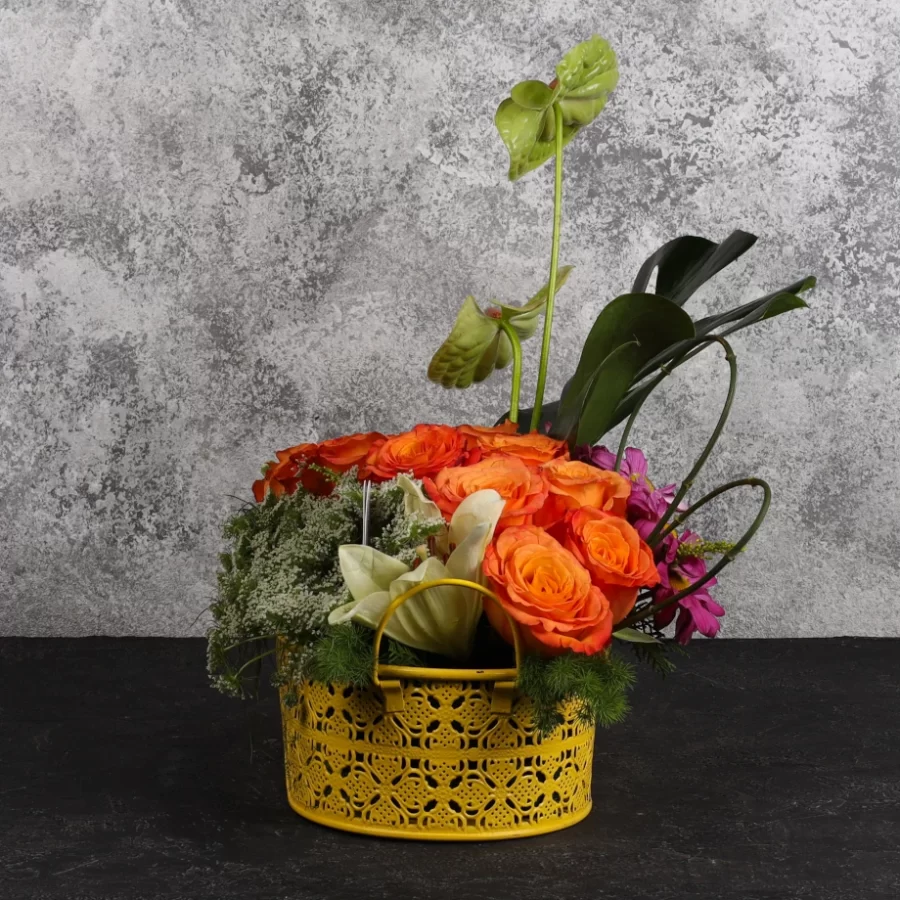 Friendship Signature Flower Basket