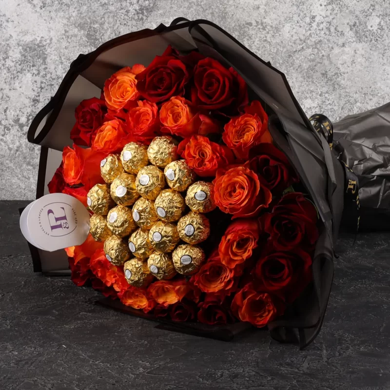 Chocolate Splash Hand Bouquet