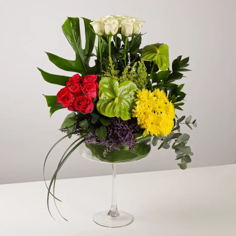 Forever Friendship Flower Vase Arrangement