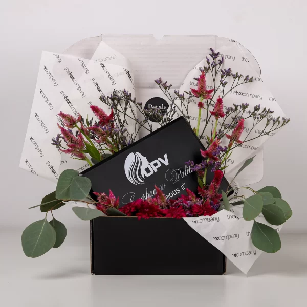 Crimson Petals Flower Box