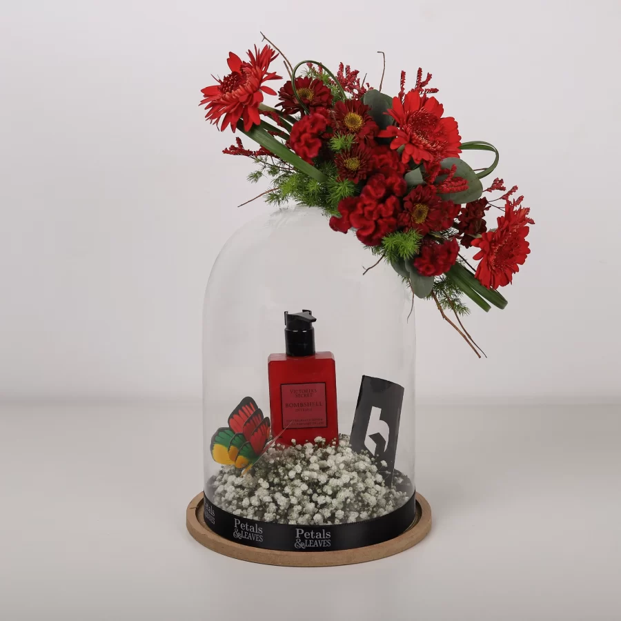 Ruby Dome Flower Arrangement