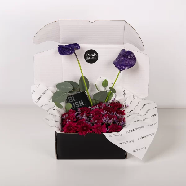 Violet Luxe Flower Box