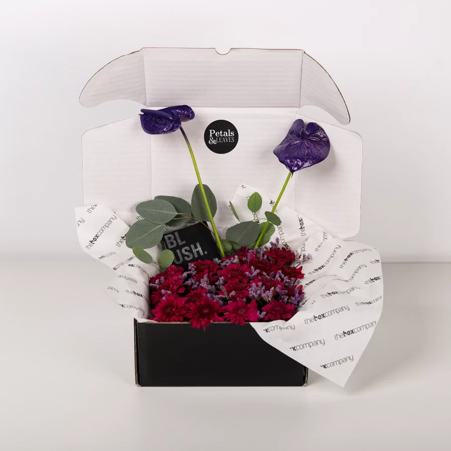 Violet Luxe Flower Box