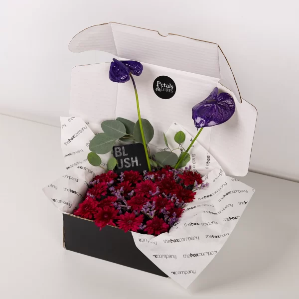 Violet Luxe Flower Box