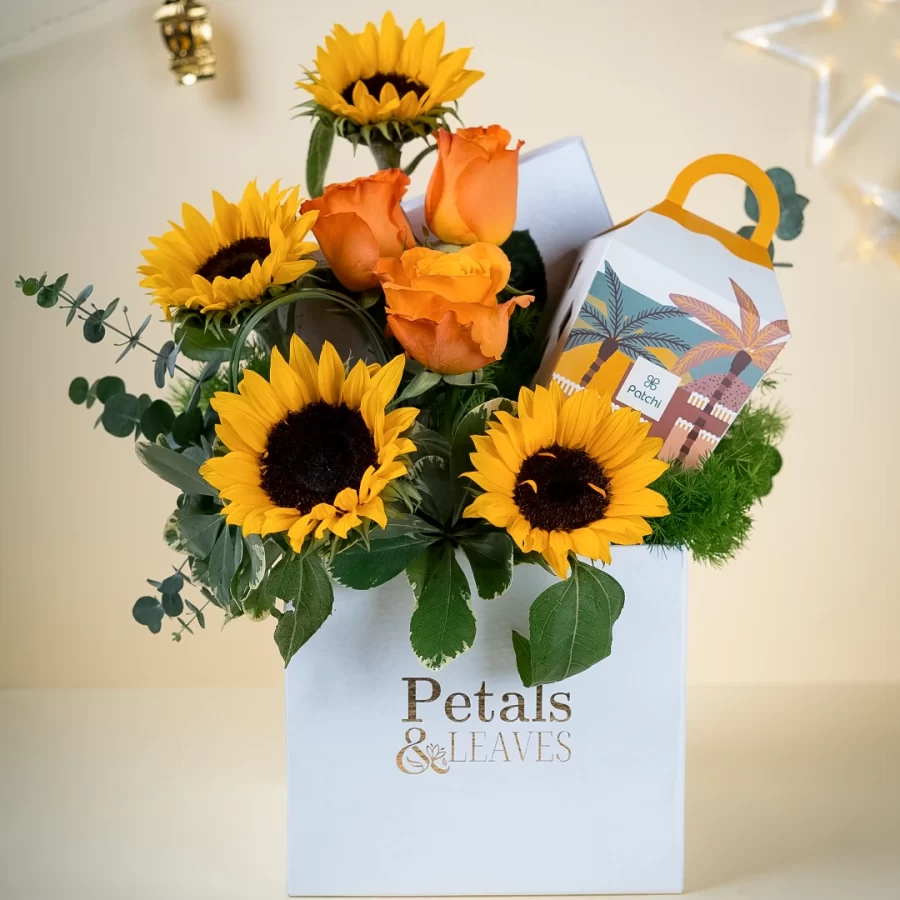 Sunburst Petals Flower Box